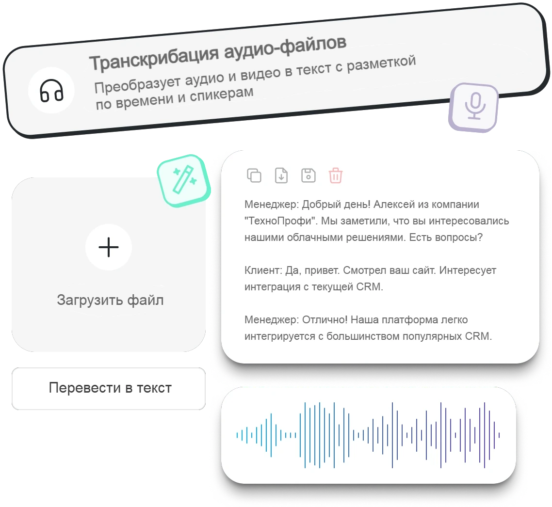 AI speech to text transformer